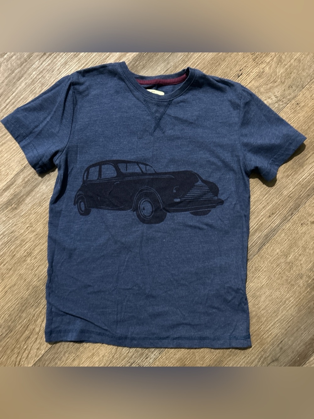Class Club Navy Blue Short Sleeve Tee with Car Graphic